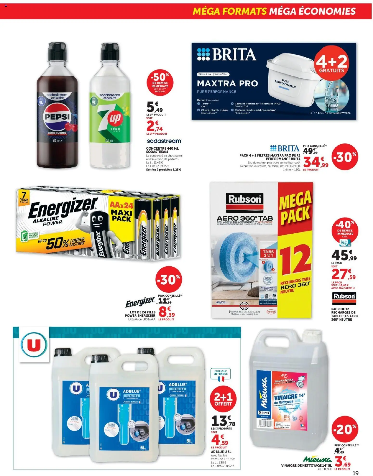 {H1} | Page: 19 | Produits: Filtre à eau, Robinet, Parfums, Vinaigre