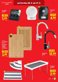 Lidl leták platný od 28.05.2026 | Strana: 7 | Produkty: Organizér, Rajec, Váha