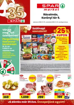 Spar Market akciós újság Rácalmás - amely érvényes a következő dátumtól: 2026.10.15.