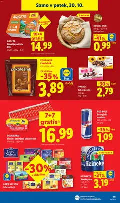 Lidl katalog akcije – veljaven od 28.10.2026 | Stran: 41 | Izdelki: Pašteta, Čokolešnik, Energijski napitek, Pivo