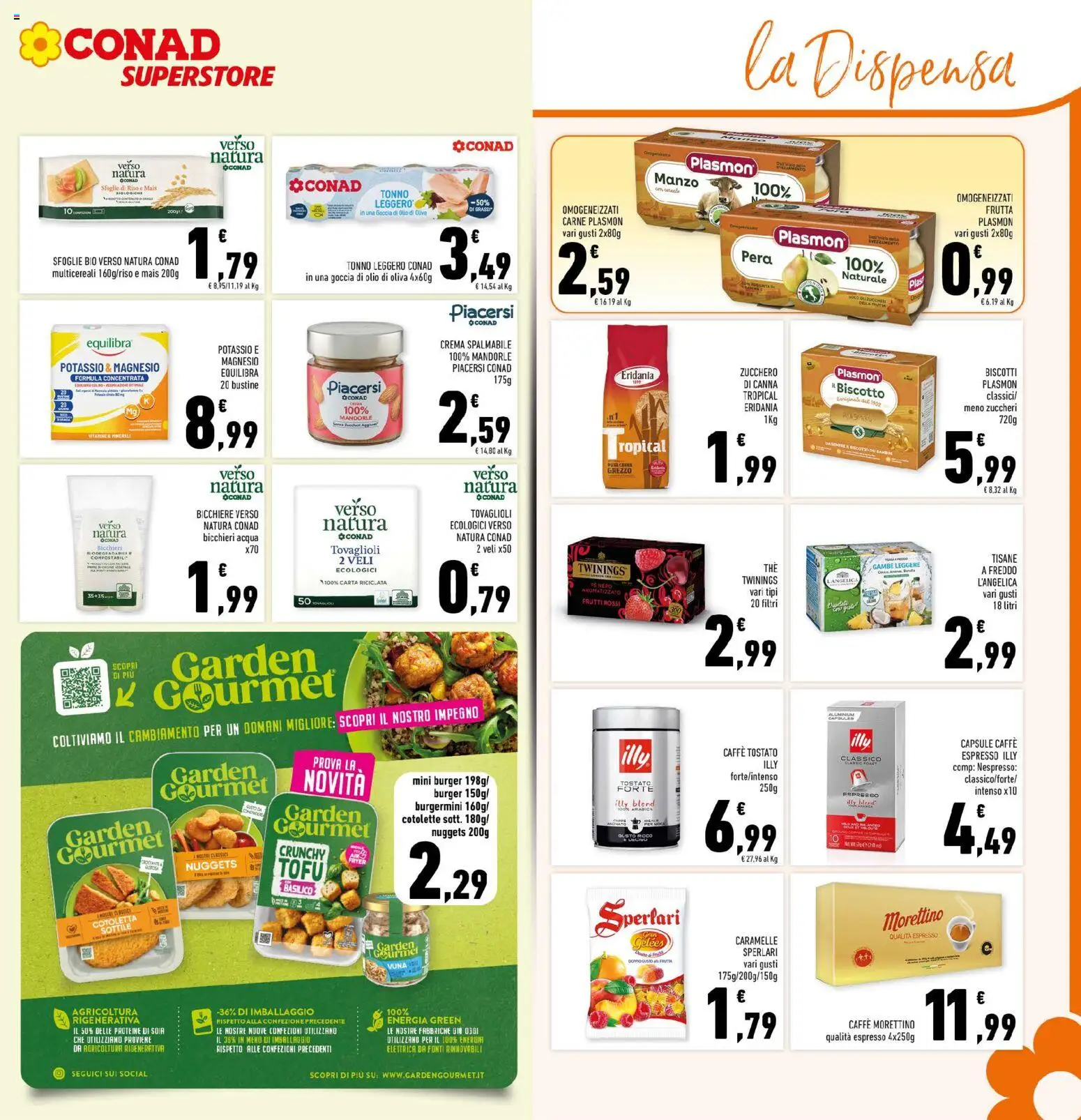 Volantino Conad del 29/07/2026 | Pagina: 19 | Prodotti: Caramelle, Acqua, Pera, Tonno