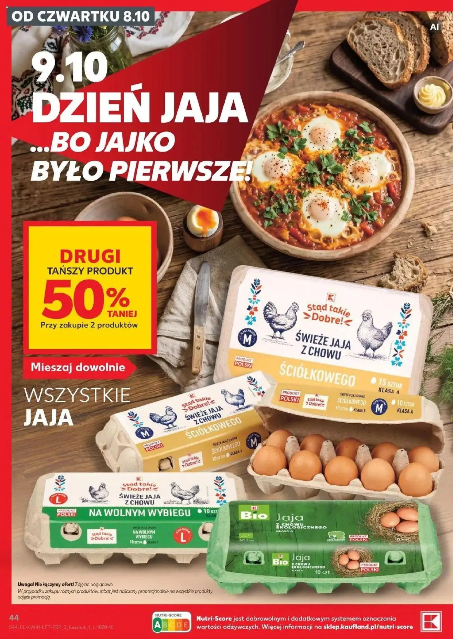 Kaufland aktualna gazetka od 08.10.2026 - od jutra PDF | Strona: 44 | Produkty: Jaja