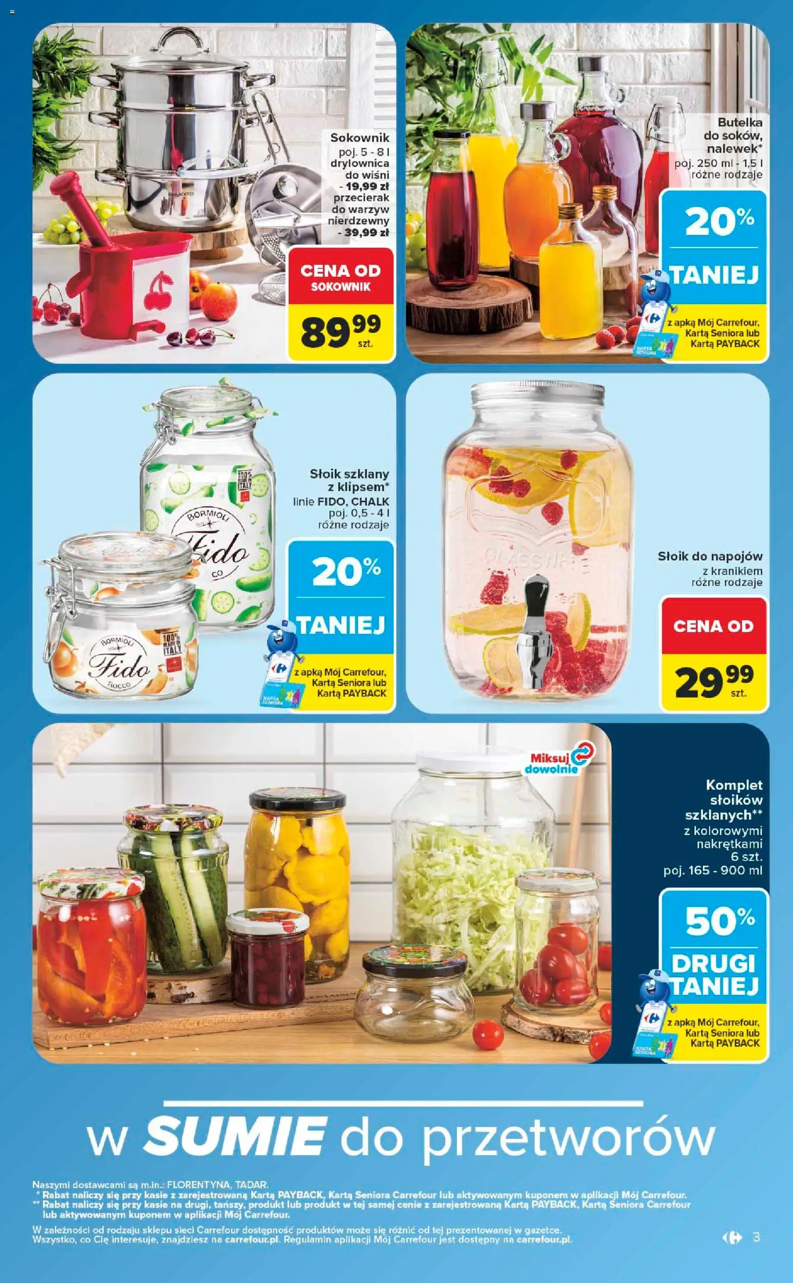Carrefour gazetka - Same okazje od 13.07.2026 | Strona: 3 | Produkty: Karta, Sokownik