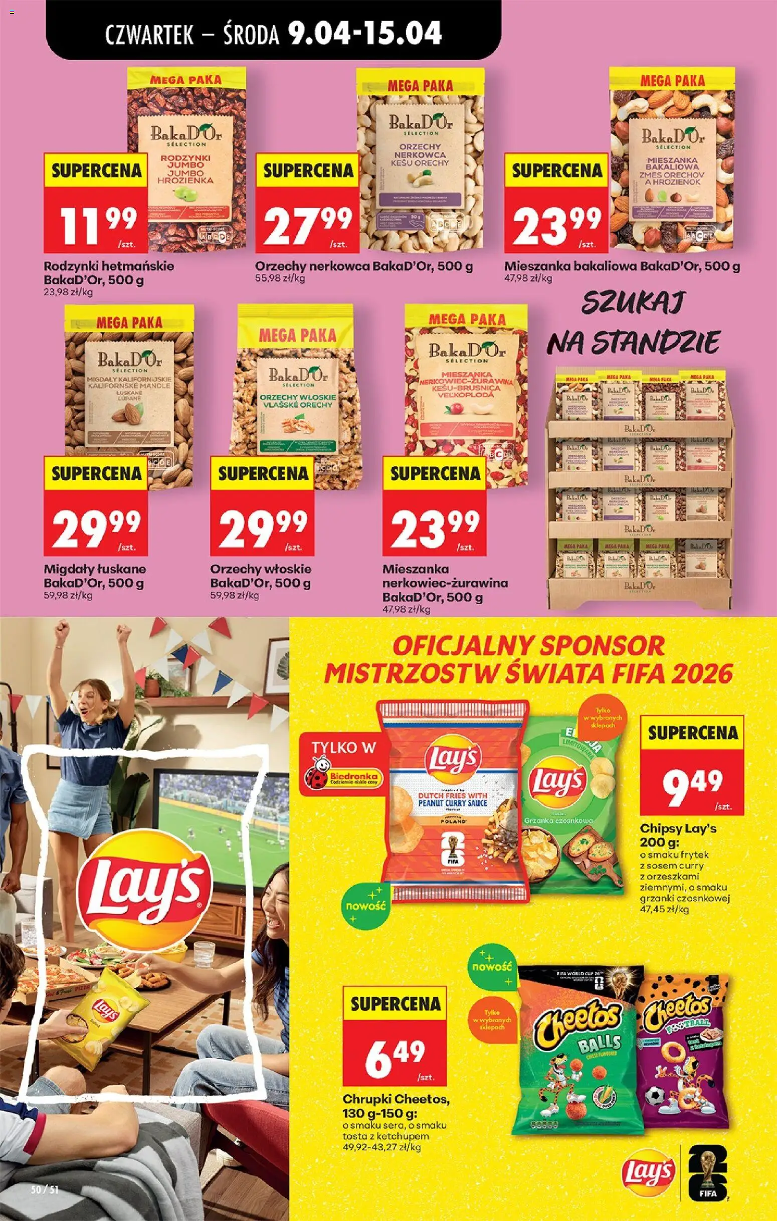 Biedronka gazetka od czwartku od 09.04.2026 | Strona: 70 | Produkty: Curry, Orzechy włoskie, Orzechy, Rodzynki
