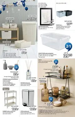 FRANS kurv, Polyester (100% genanvendt) og polypropylen. Fås i sort og grå. B32 x L27 x H20 cm gyldig fra 23/10/2026 | Side: 16 | Produkter: Hylde, Kurv, Billedramme