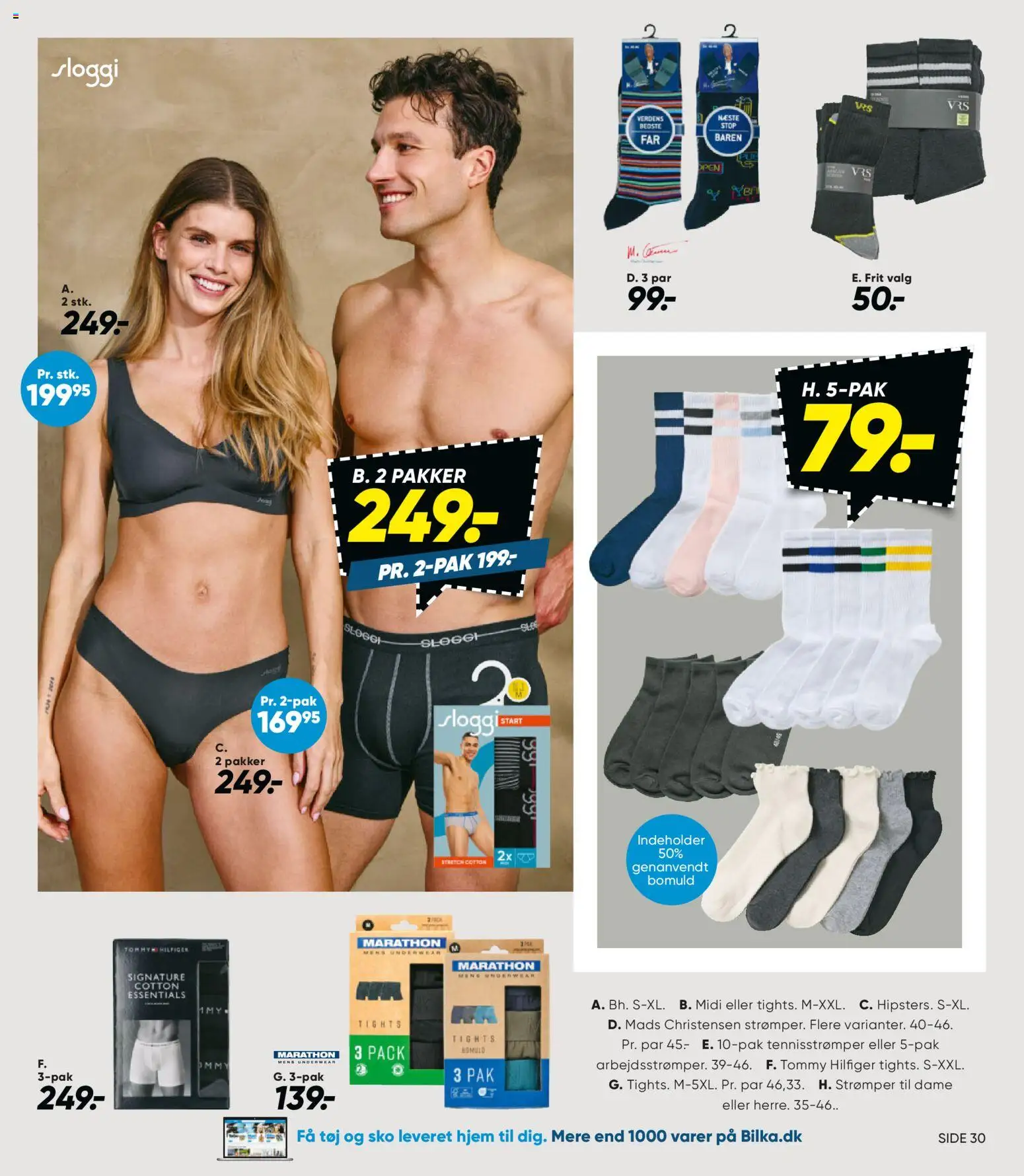 Bilka tilbudsavis – gyldig fra 05.06.2026 | Side: 44 | Produkter: Strømper, Sko, Tights, Tøj