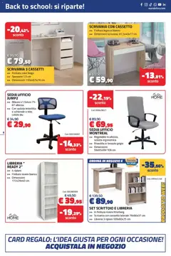 Anteprima del volantino Eurobrico volantino valido a partire dal 10/09/2026 | Pagina: 8 | Prodotti: Sedia ufficio, Libreria, Sedia, Scrivania