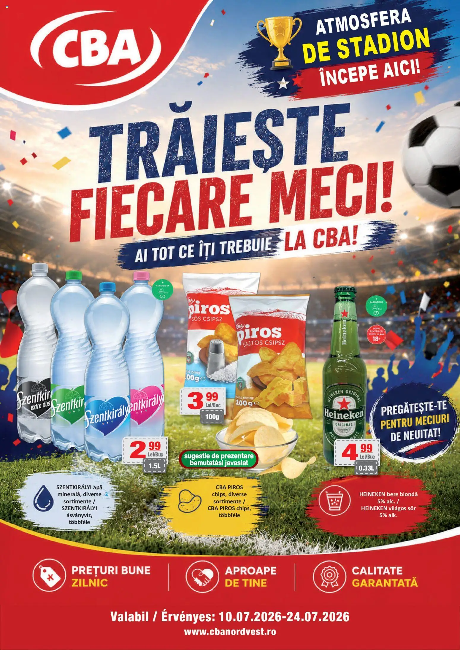 Noul catalog CBA – valabil de la 10.07.2026 | Pagină: 1 | Produse: Duș, Pește, Apă, Sos