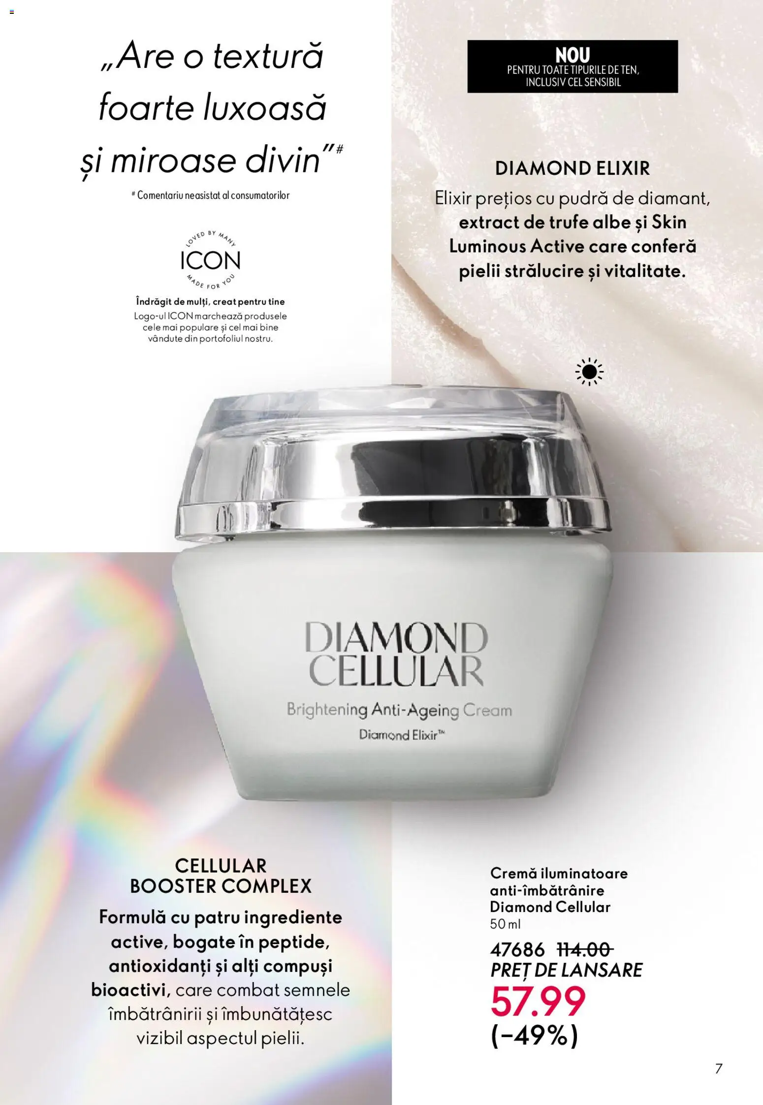 Noul catalog Oriflame – valabil de la 06.05.2026 | Pagină: 7 | Produse: Elixir, Pudră, Cremă