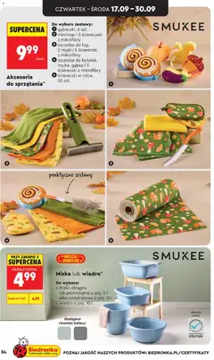 Pogląd oferty "Biedronka gazetka - Hity i inspiracje" - ważna od 12.09.2026 | Strona: 34