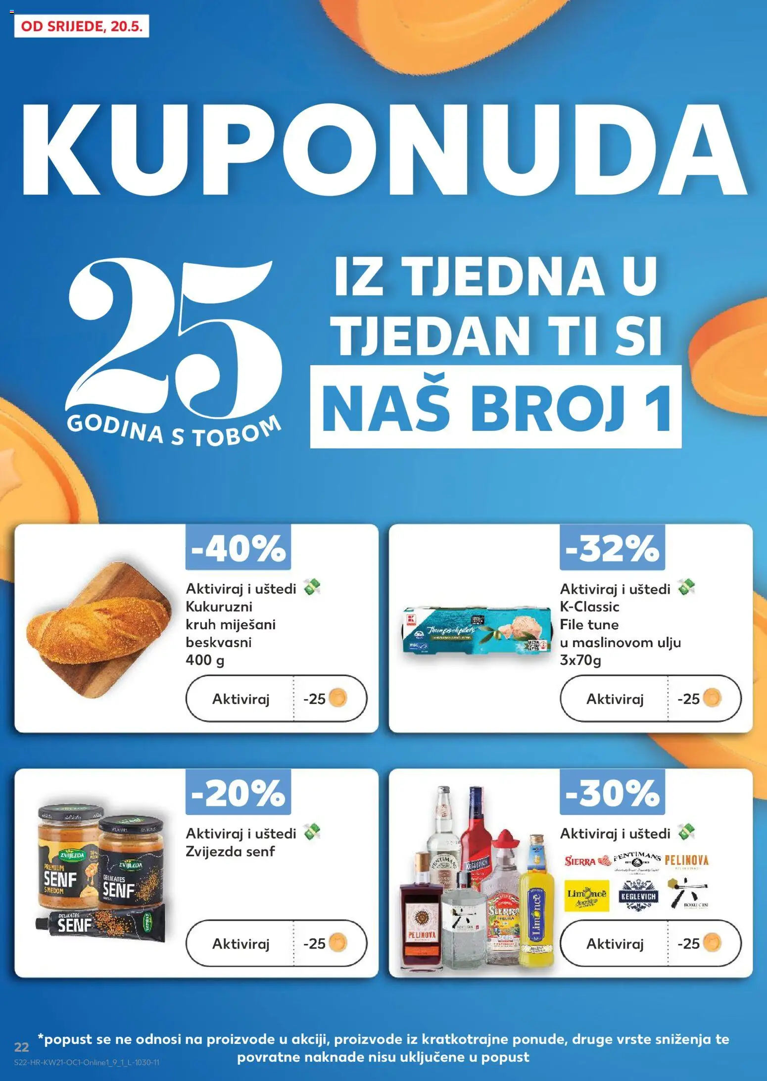 Kaufland HR akciós ujság - amely érvényes a következő dátumtól: 20.05.2026 | Oldal: 22