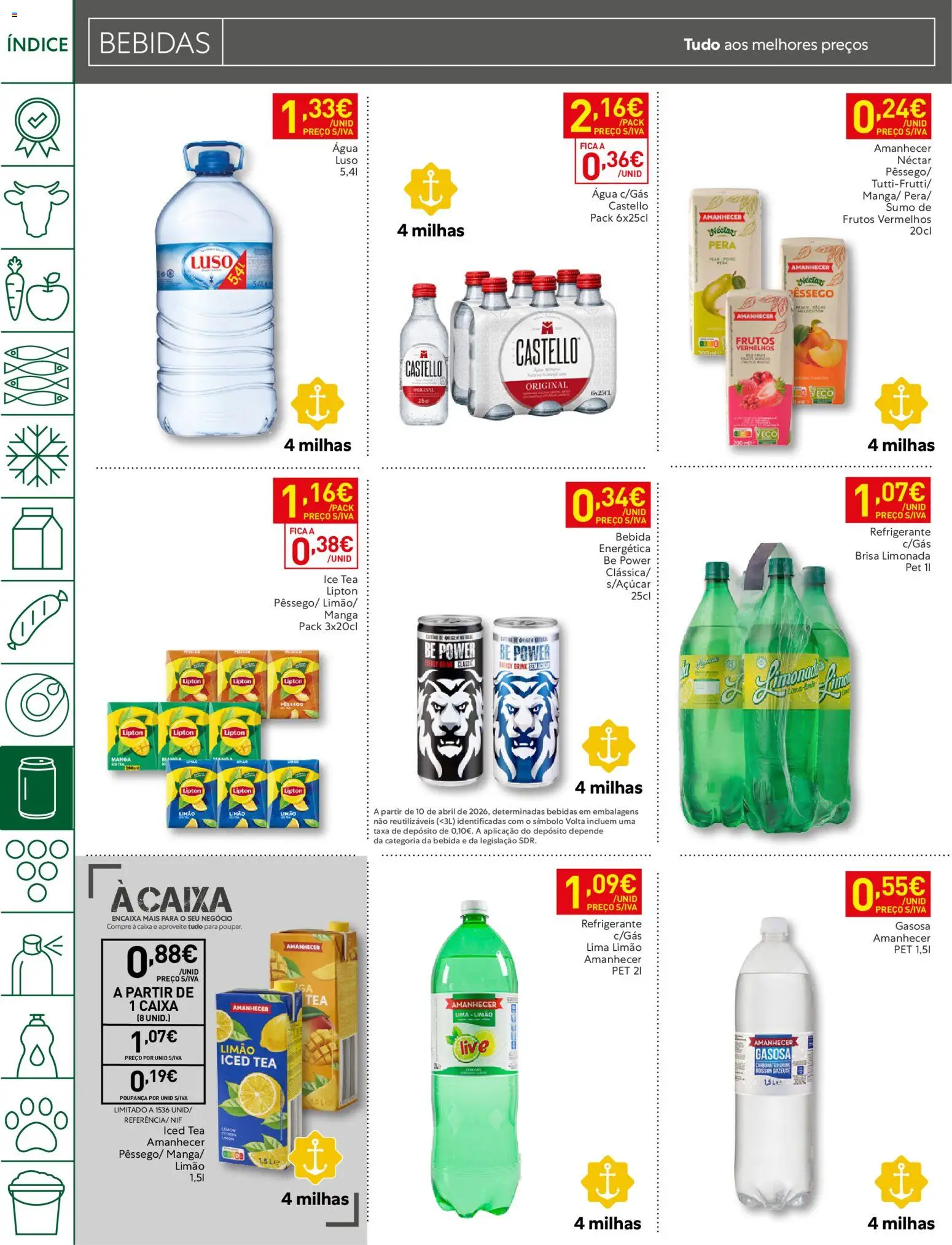 Recheio folheto Madeira │ válido de 20/10/2026 | Página: 22 | Produtos: Refrigerante, Manga, Limonada, Bebida