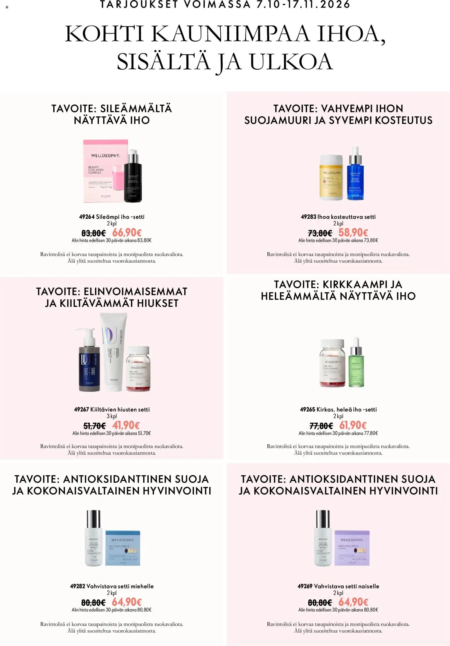 Oriflame Jakson 14 parhaat tarjoukset – voimassa 07/10/2026 alkaen | Sivu: 4
