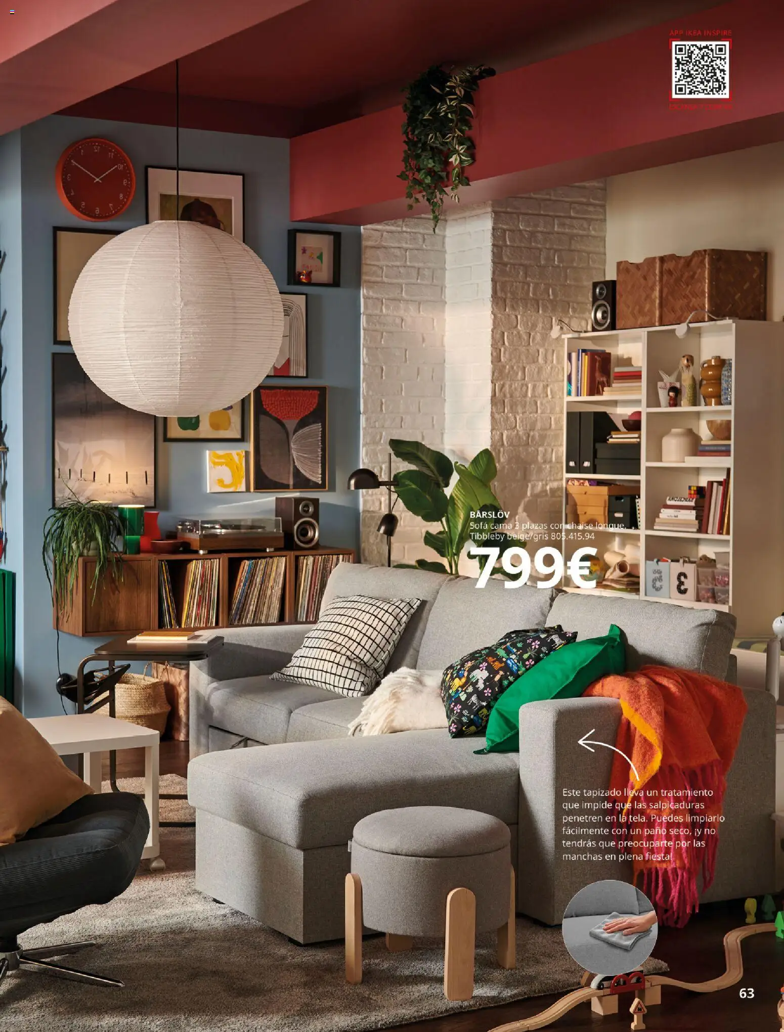Catálogo IKEA Sofás │ válido desde el 07.05.2026 | Página: 63 | Productos: Sofá cama, Cama, Sofá