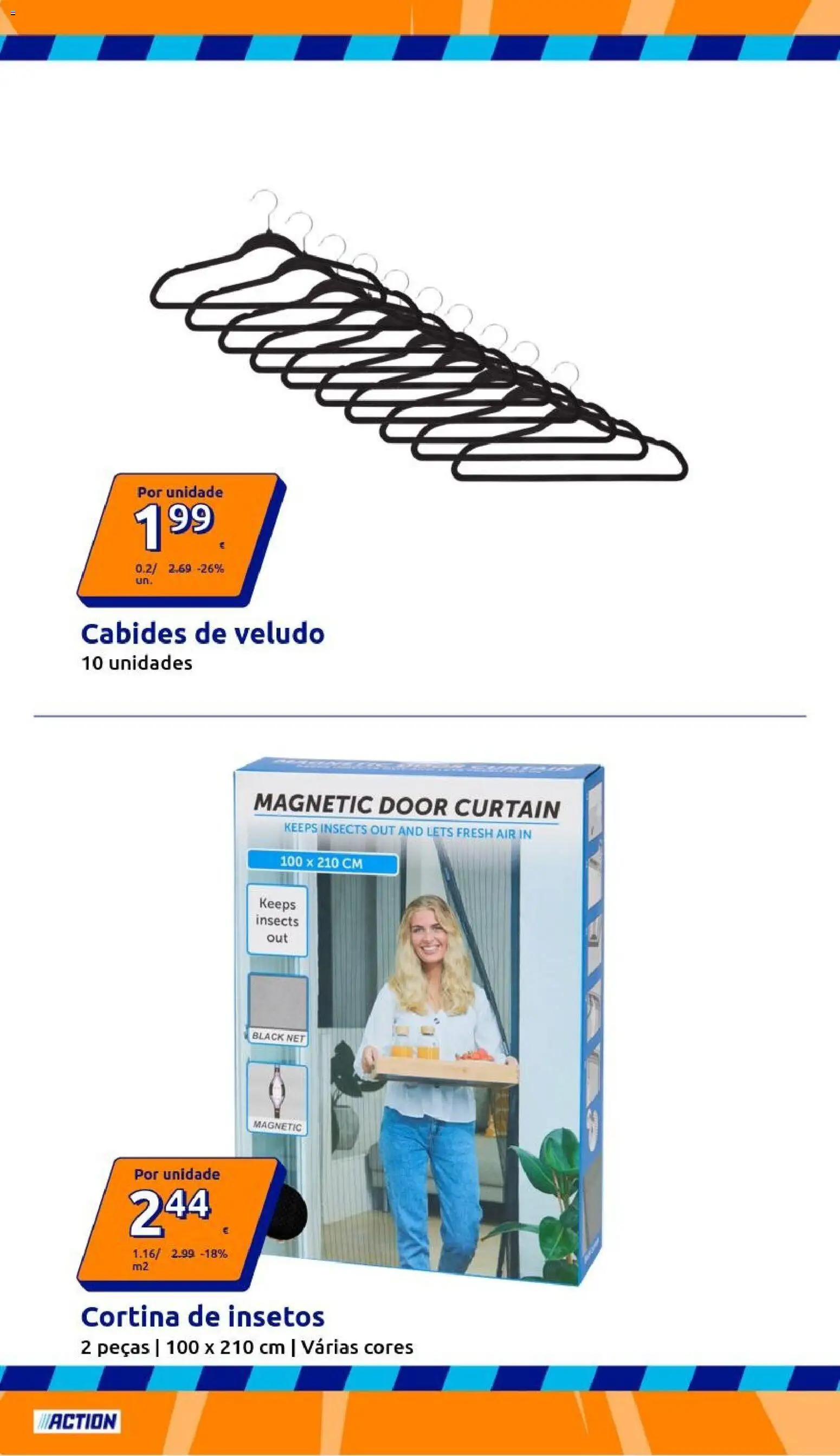 Action folheto │ válido de 06.05.2026 | Página: 12 | Produtos: Cabides, Cortina