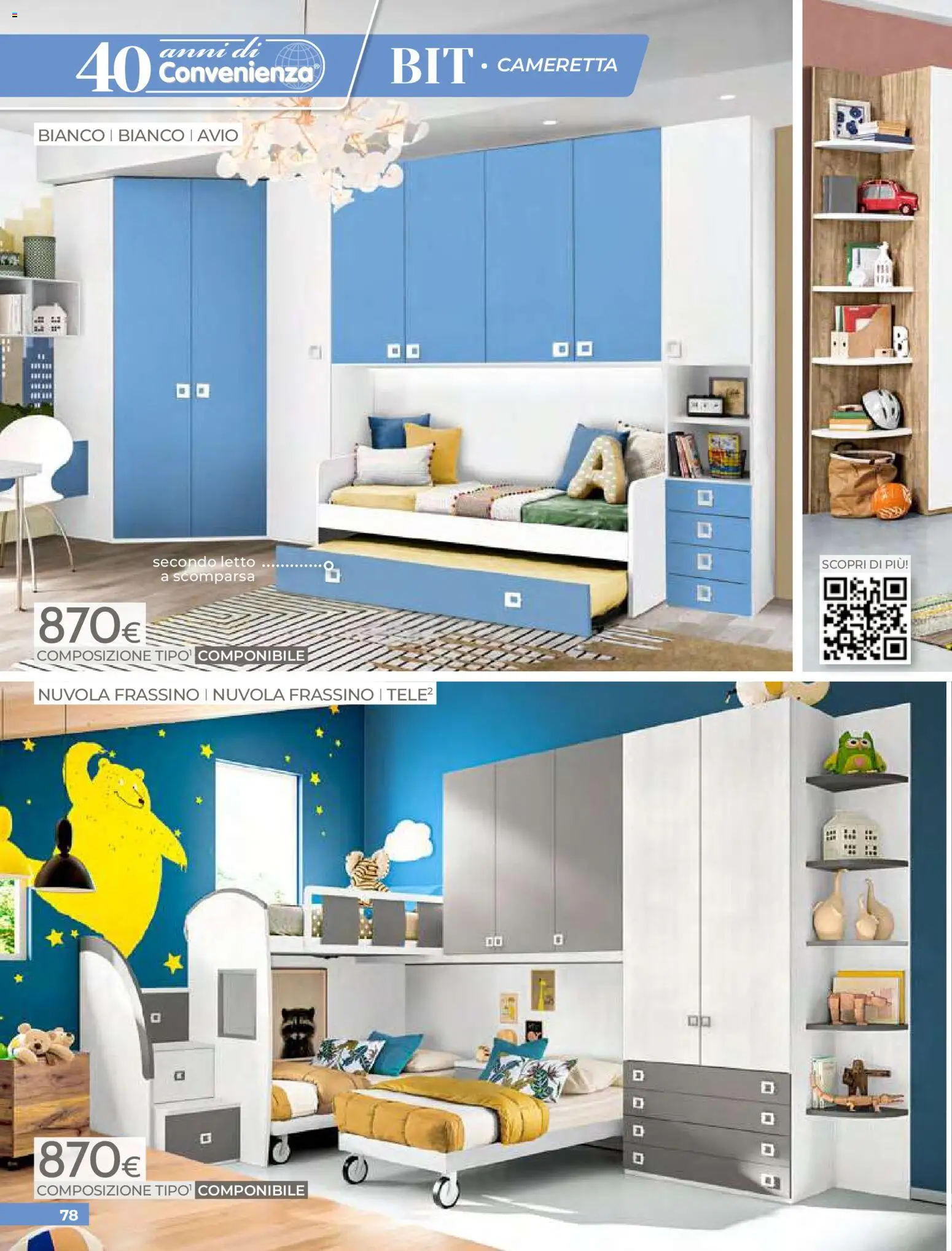 Volantino Mondo Convenienza del 01.04.2026 | Pagina: 80 | Prodotti: Letto