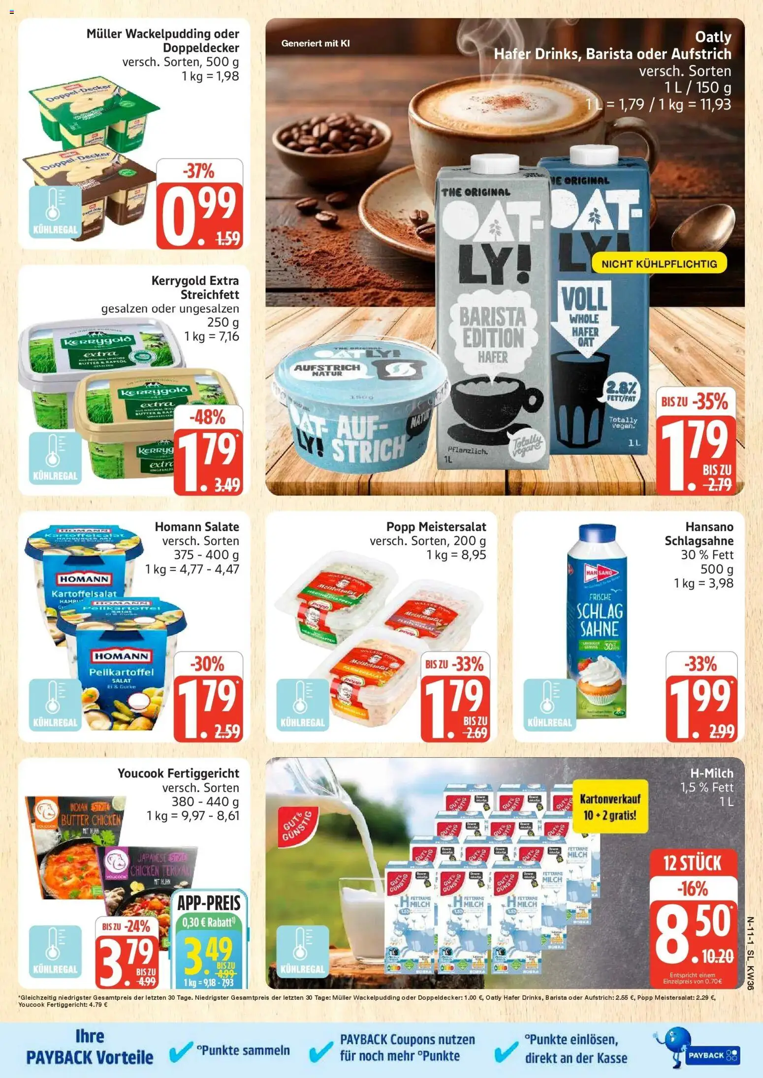 Edeka Prospekt Schleswig (ab 31.08.2026) » Angebote Online | Seite: 11 | Produkte: Pute, Youcook, Butter, Sahne