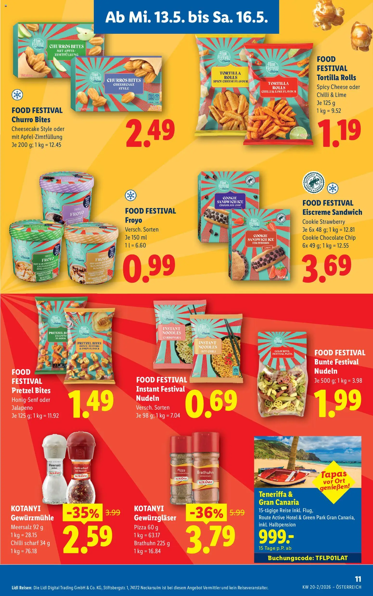 Jetzt sparen im Lidl - Flugblatt | 13.05.2026 ✳️ Angebote ab Donnerstag | Österreich