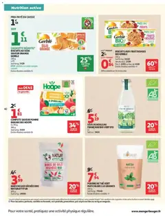 Auchan - Prévisualisation de COMPOTE SAVEUR POMME BANANE BIO HOOPE, COMPOTE SAVEUR POMME BANANE BIO HOOPE valide à partir de 01/09/2026 | Page: 42