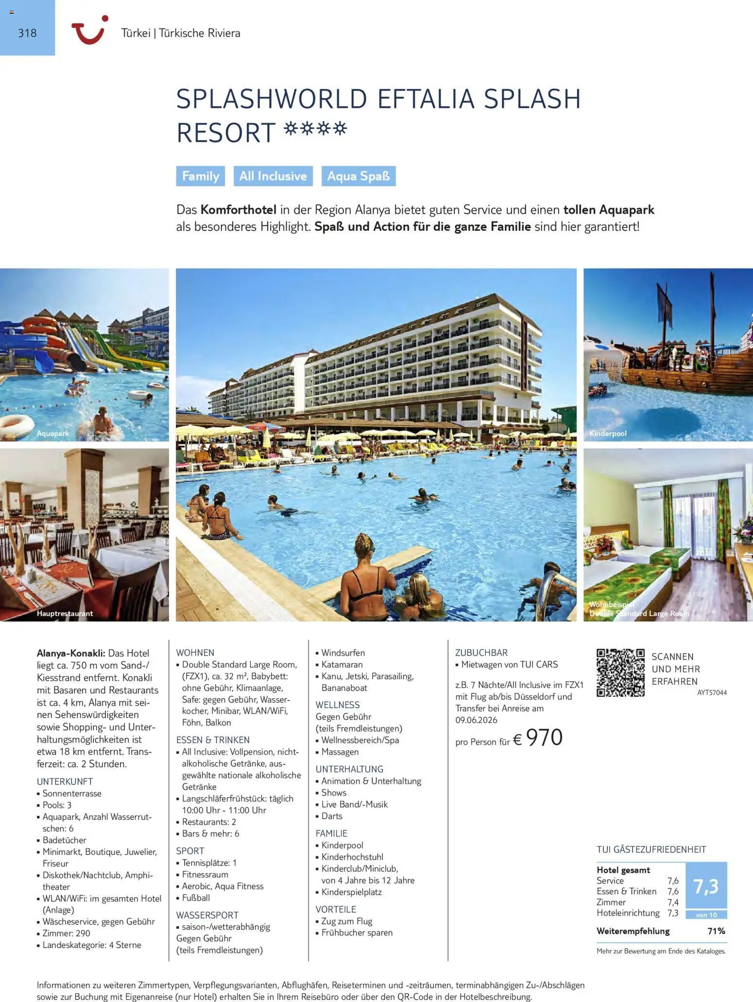 TUI Prospekt Südeuropa & Nordafrika 2026/27 – gültig ab 03.03.2026 | Seite: 318 | Produkte: Babybett, Fußball, Wasser, Uhr