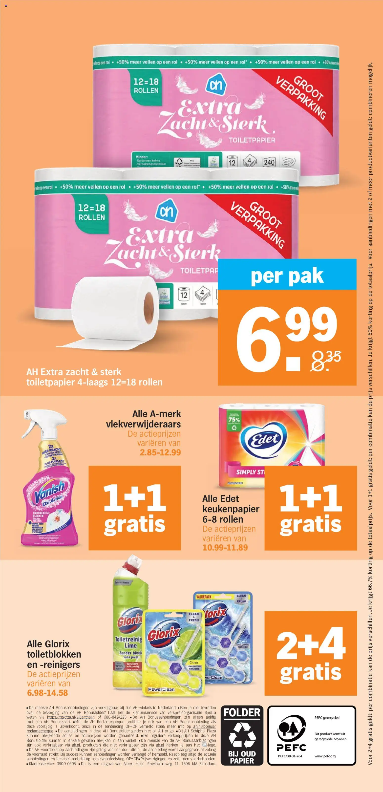 {H1} | Pagina: 29 | Producten: Vlekverwijderaars, Keukenpapier, Kan, Papier