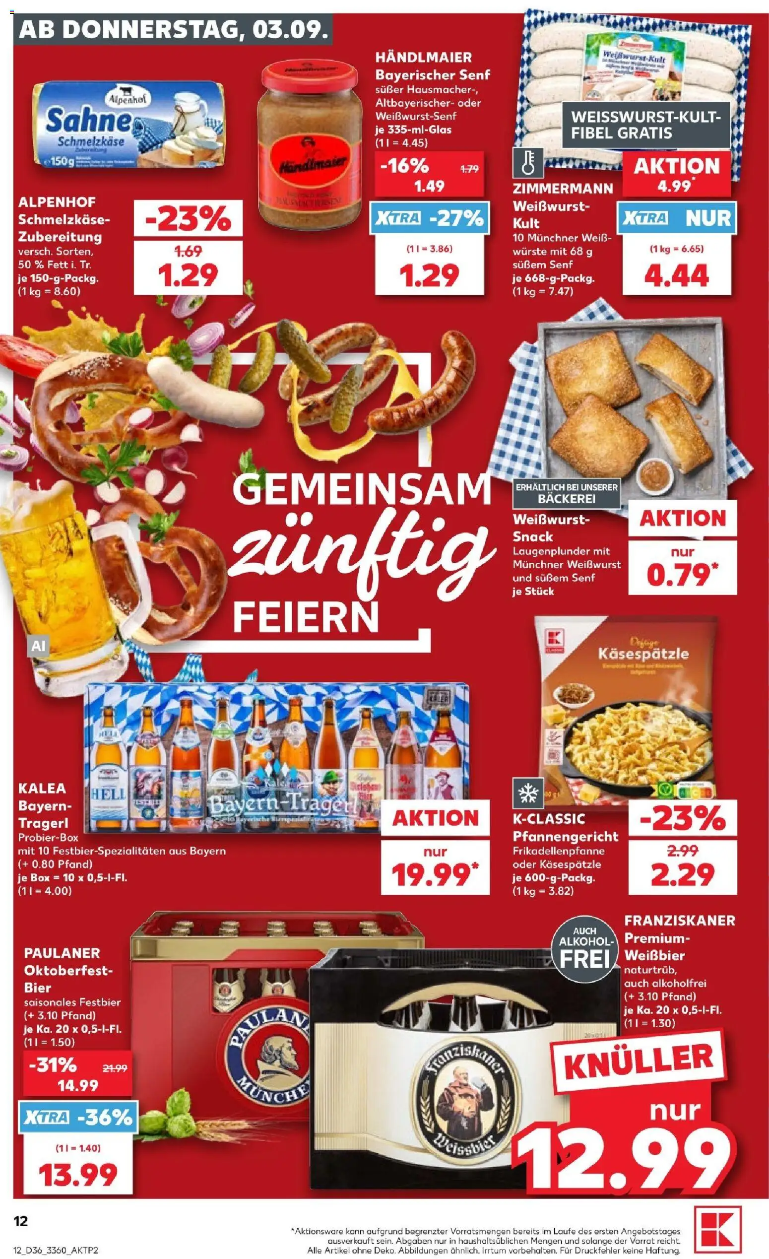 Kaufland Prospekt Berlin – gültig ab 03.09.2026 | Seite: 12 | Produkte: Grill, Paprika, Knoblauch, Chili