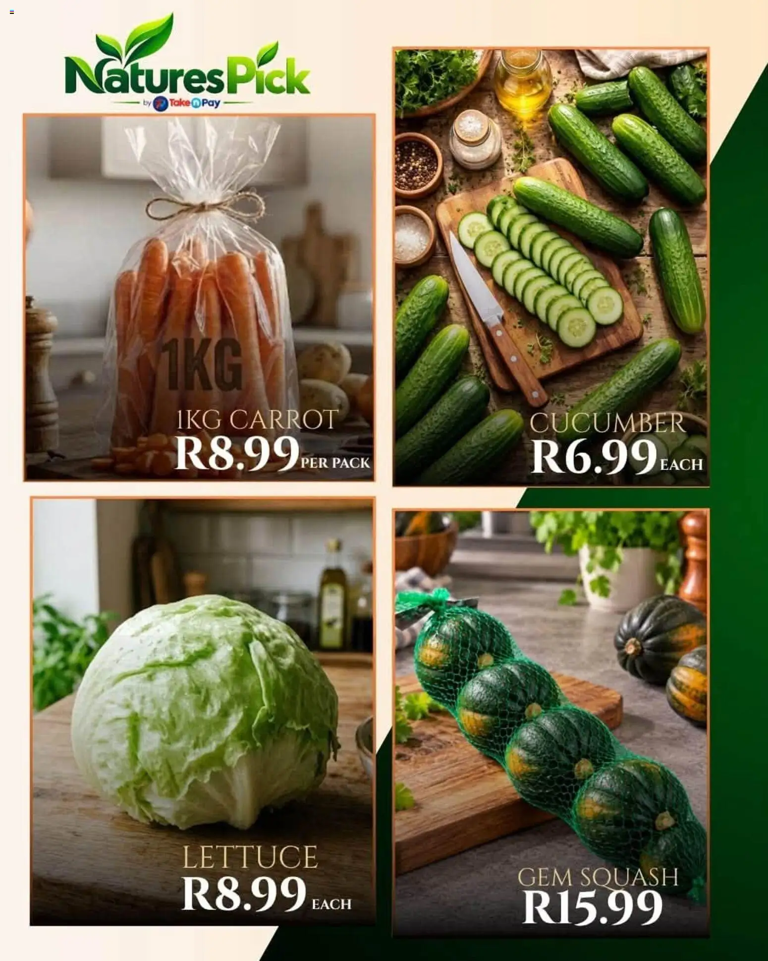 New Take n Pay catalogue – valid from 11/10/2026 | Page: 10 | Products: Squash, Lettuce