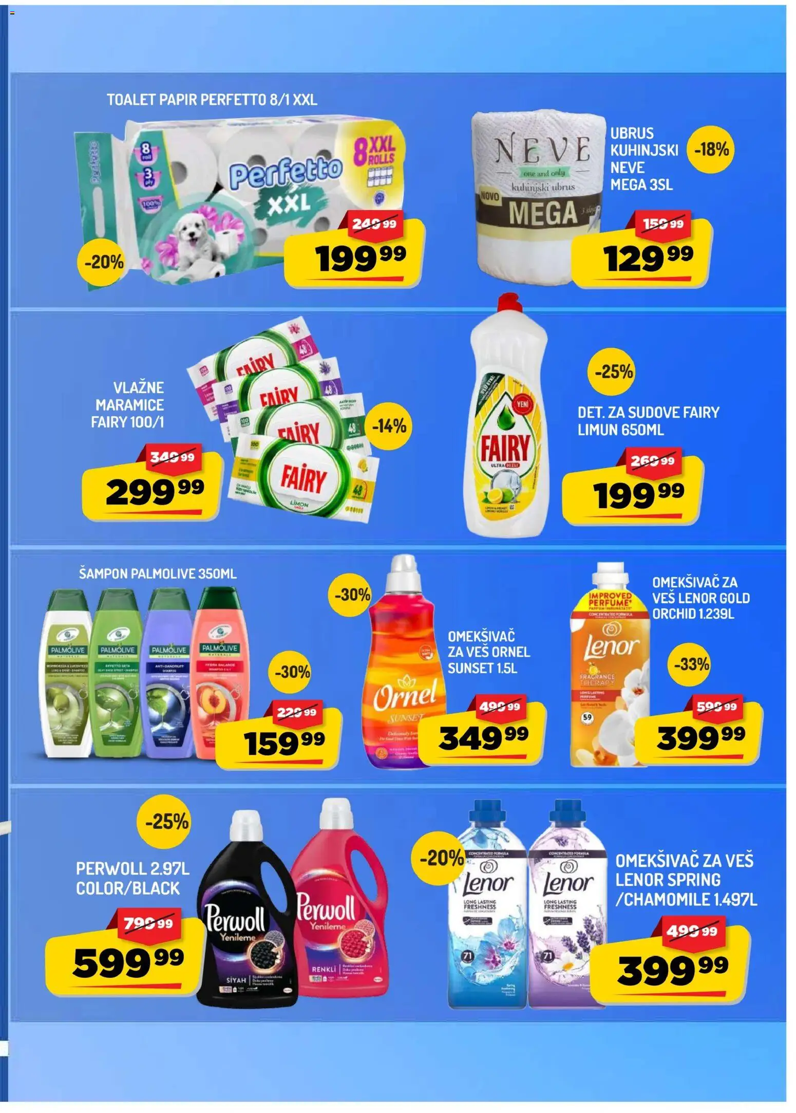 Aman katalog - važi od 09.10.2026 | Strana: 11 | Proizvode: Lenor, Ubrus, Vlažne maramice, Omekšivač za veš