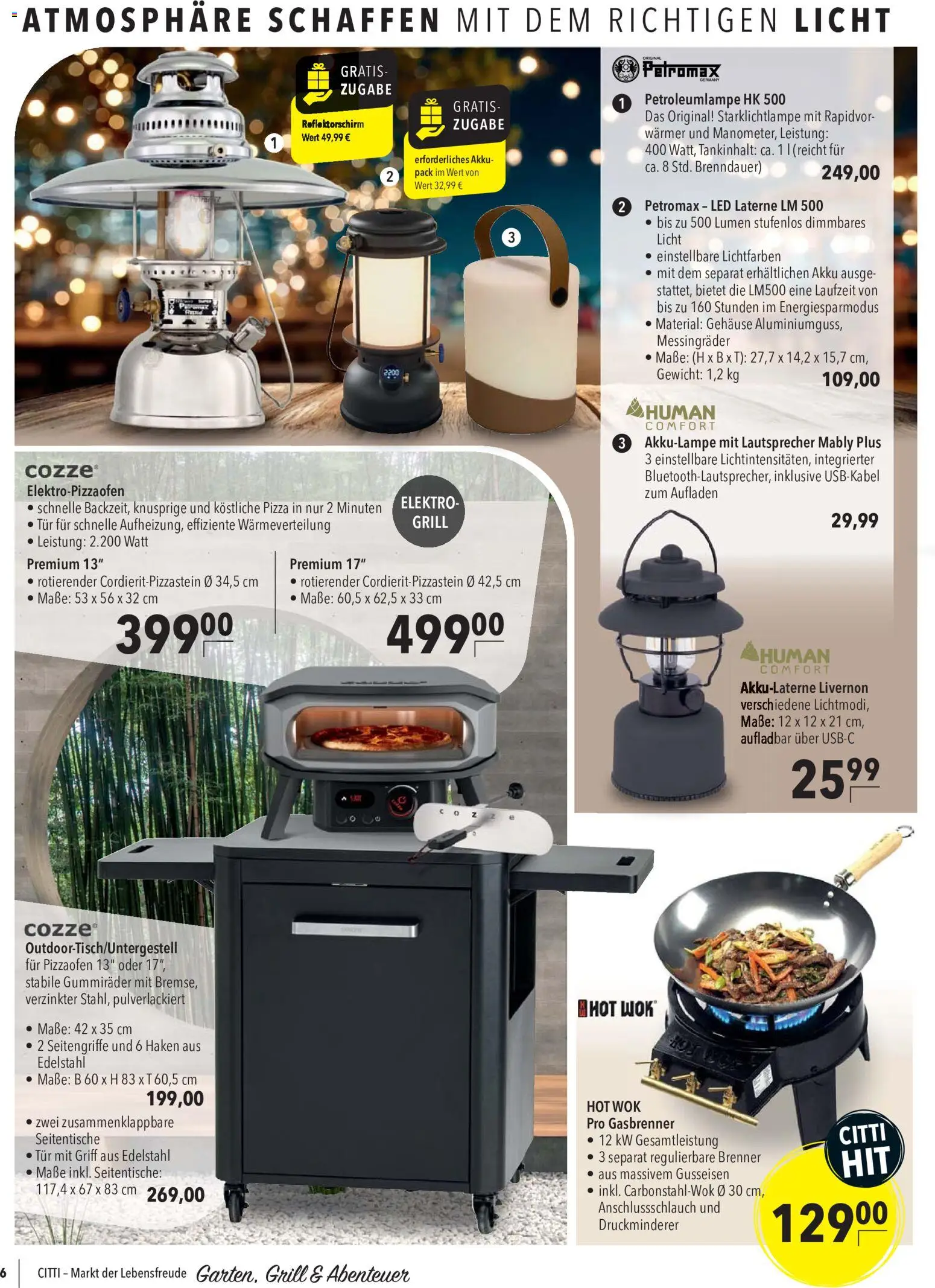 CITTI Markt Garten, Grill & Abenteuer – gültig ab 27.05.2026 | Seite: 6 | Produkte: Gewicht, Grill, Tür, Wok