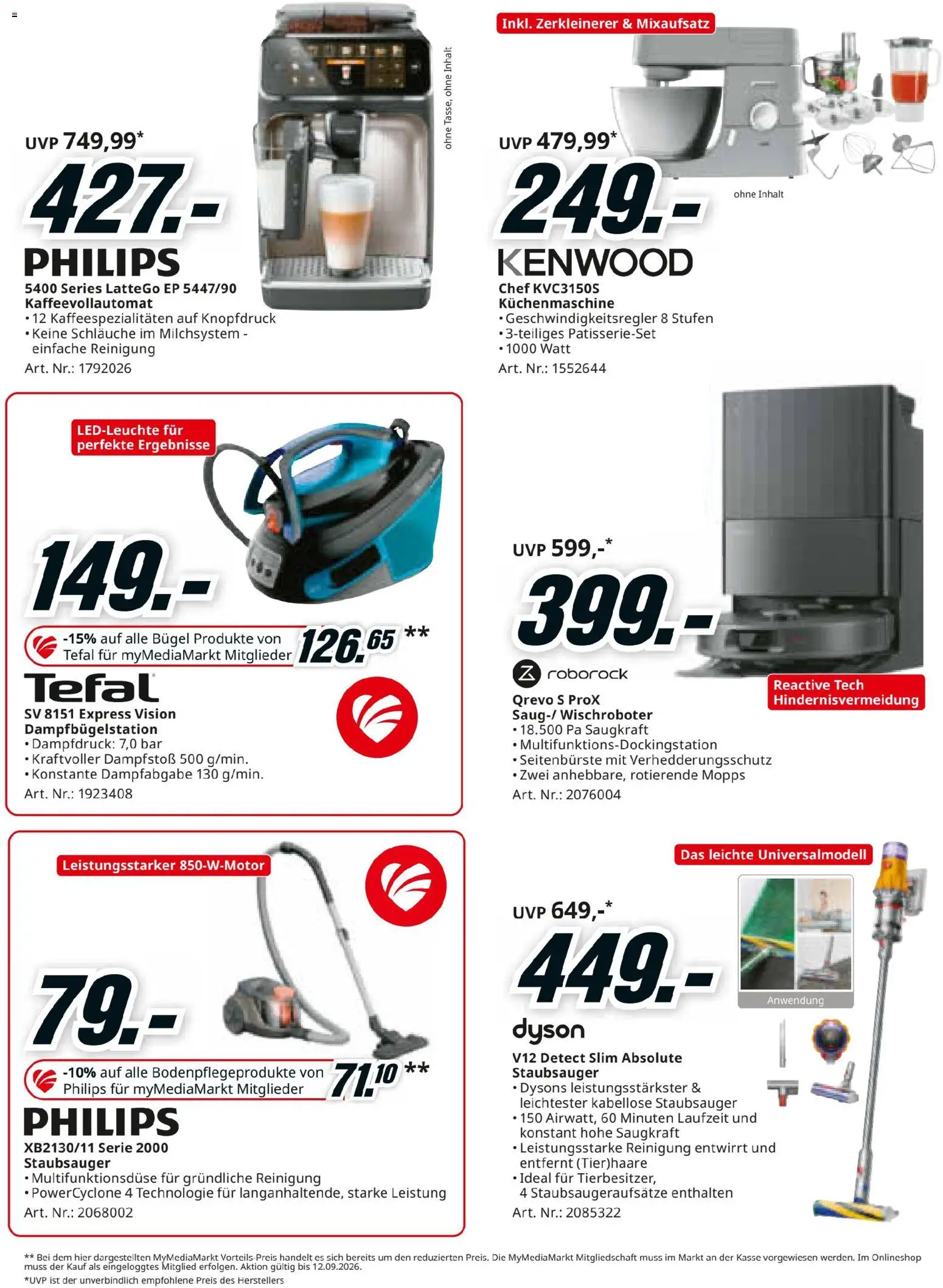 Media Markt Superstart gültig ab 25.08.2026 | Seite: 19 | Produkte: Staubsauger