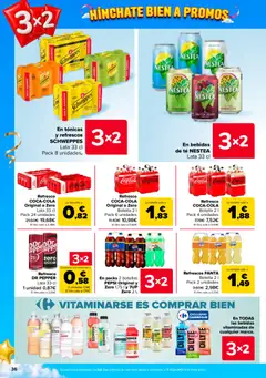 Vista previa En packs 2 botellas PEPSI Original y Zero 1,75 l y 7UP Zero 2 l., Pack 2 botellas válido desde el 24/09/2026 | Página: 36