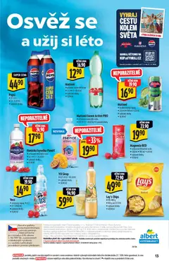 Náhled letáku Albert katalog - Hypermarket od 29.07.2026 | Strana: 13 | Produkty: Hanácká kyselka, Voda, Pepsi, Sirup YO