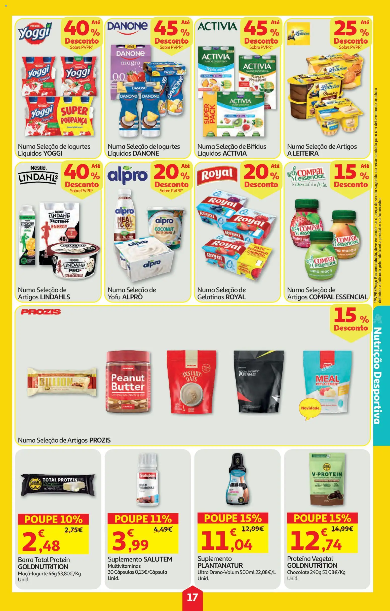 Auchan folheto │ válido de 09/07/2026 | Página: 17 | Produtos: Nestlé, Maça, Chocolate, Proteina