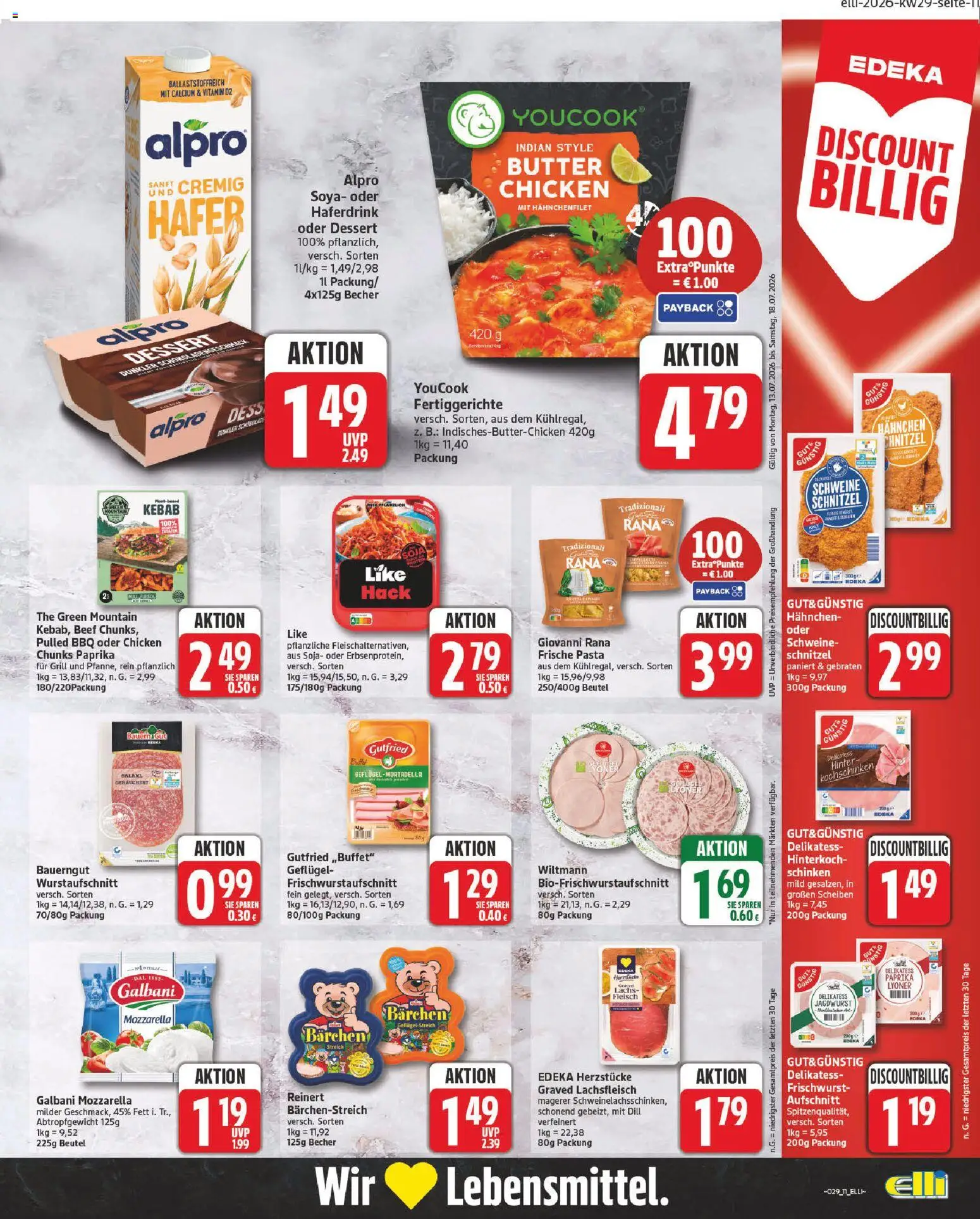 Elli Markt Prospekt Erwitte – gültig ab 13.07.2026 | Seite: 11 | Produkte: Youcook, Alpro, Fertiggerichte, Dill