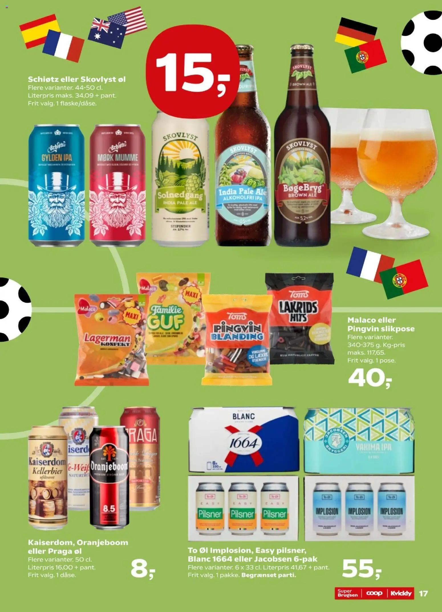 Super Brugsen tilbudsavis – gyldig fra 12.06.2026 | Side: 21 | Produkter: Øl, Lakrids