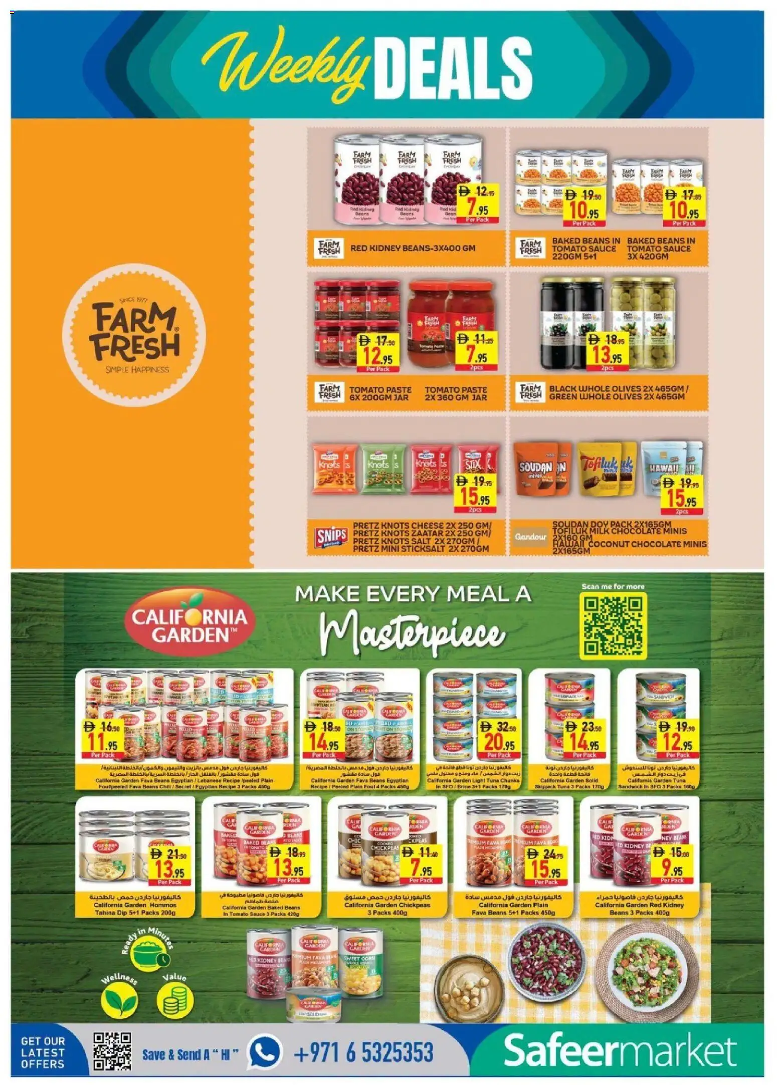 {H1} | Page: 10 | Products: Corn, Tuna, Baked beans, Salt