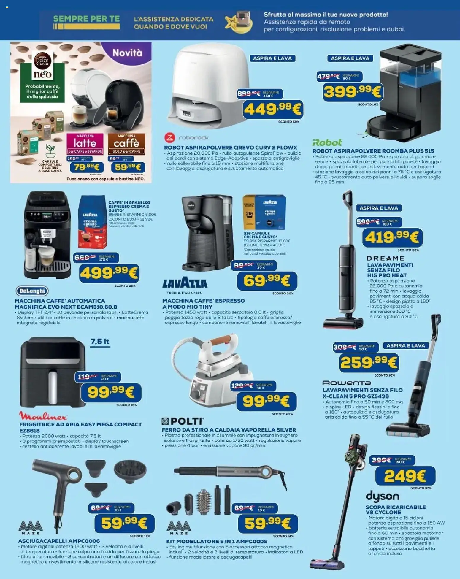 Nuovo Euronics volantino Venaria Reale dal 24/09/2026 > offerte anteprima 🛍️ | Pagina: 5 | Prodotti: Scopa, Alluminio, Panni, Macinacaffè