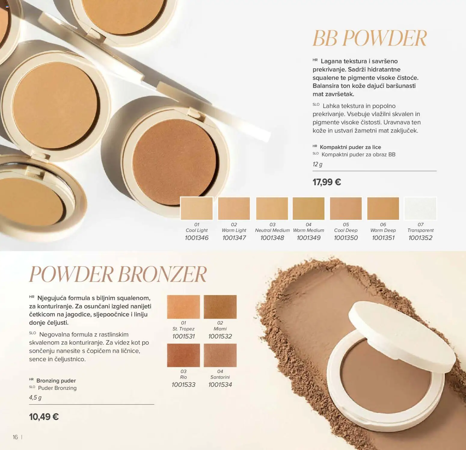Farmasi katalog | vrijedi od 01.05.2026 | Stranica: 16 | Proizvodi: Puder, Bronzer