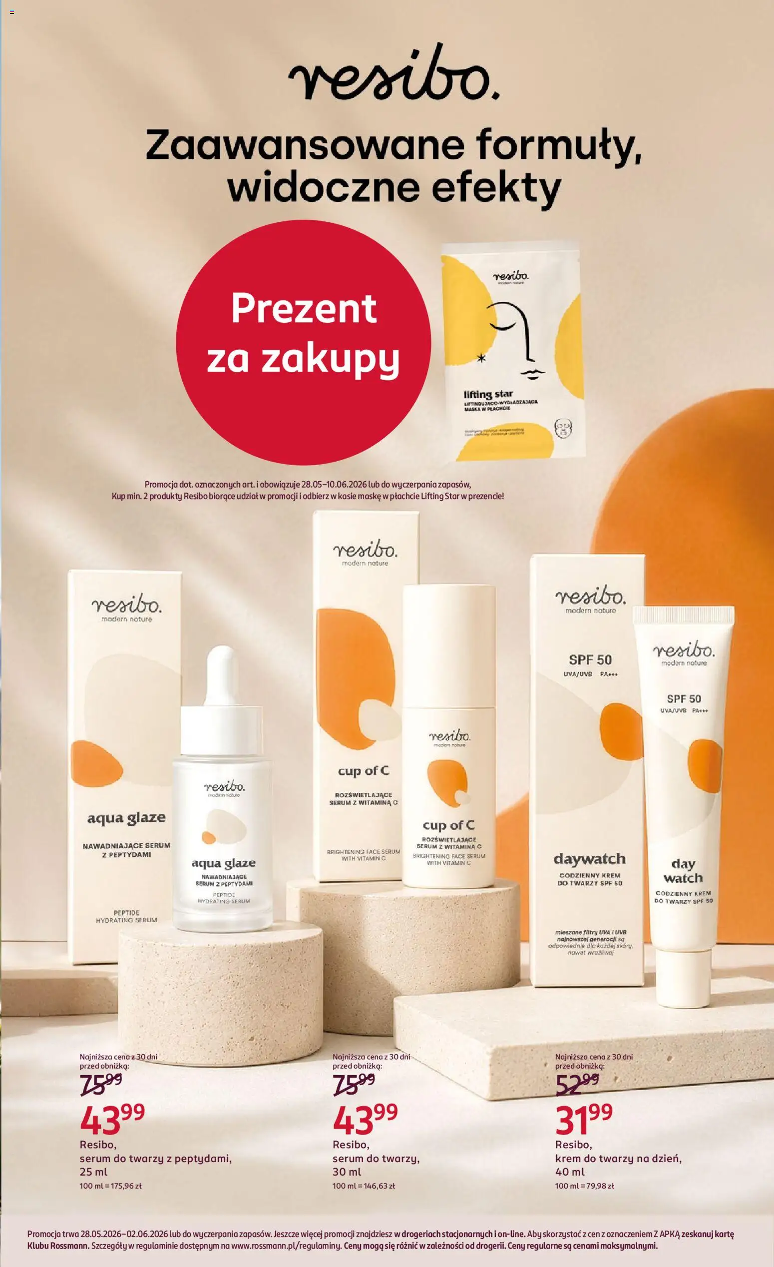 Rossmann gazetka od 28.05.2026 | Strona: 15 | Produkty: Maska, Krem, Krem do twarzy, Serum do twarzy