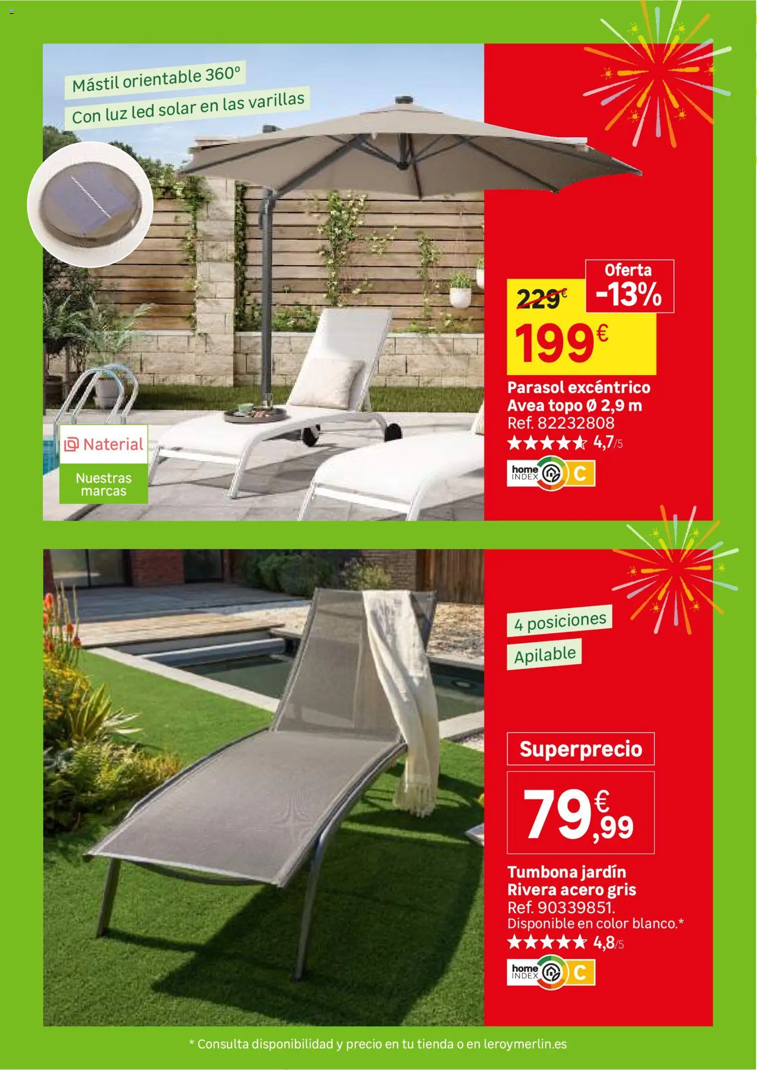 Leroy Merlin catálogo │ válido desde el 23/06/2026 | Página: 15 | Productos: Tumbona