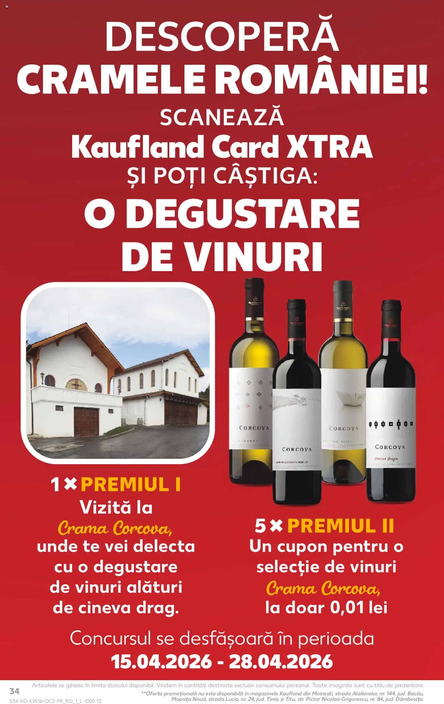 Kaufland RO akciós ujság - amely érvényes a következő dátumtól: 15.04.2026 | Oldal: 34