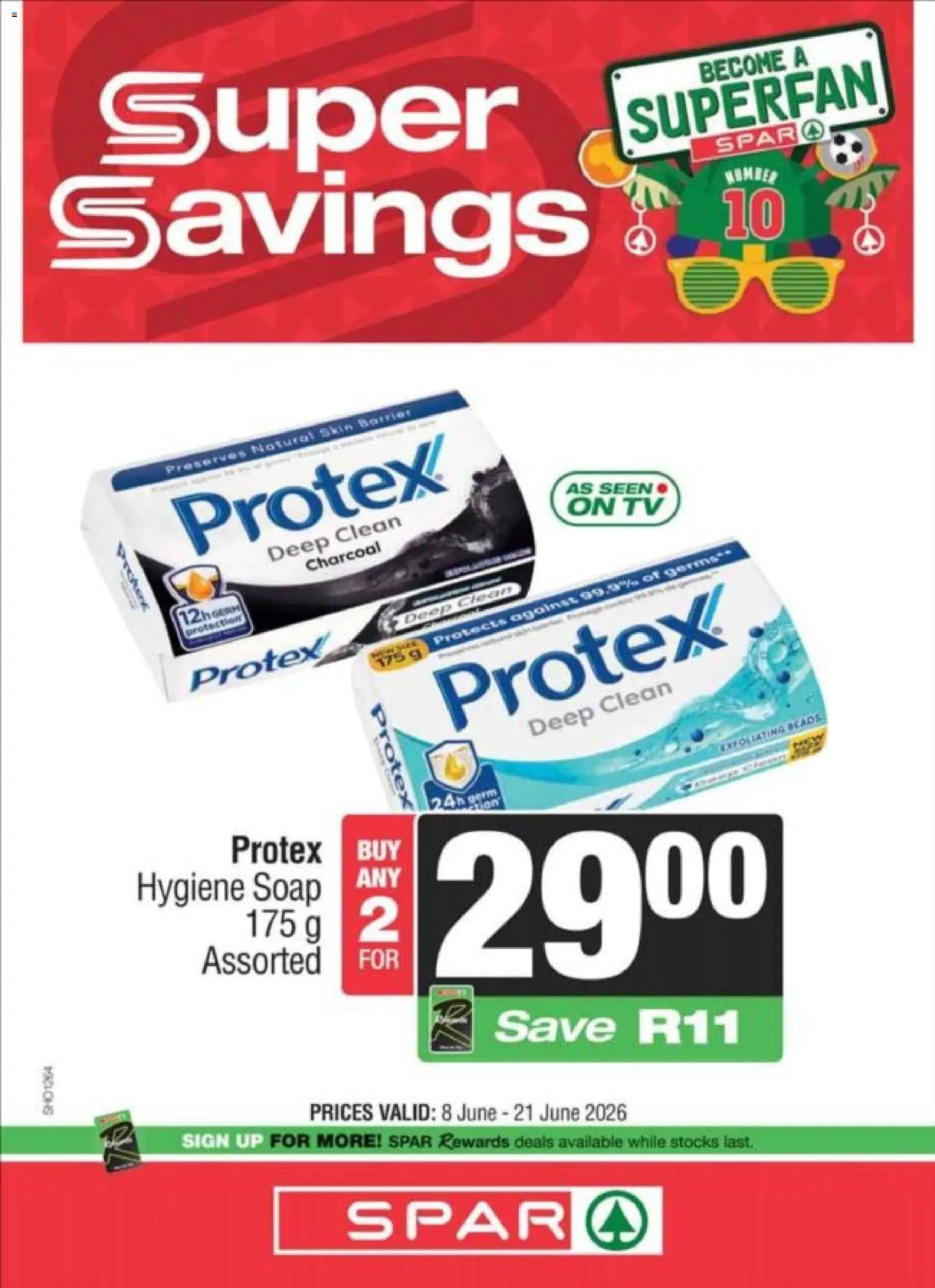 New Spar catalogue – valid from 08.06.2026 | Page: 2 | Products: TV, Soap