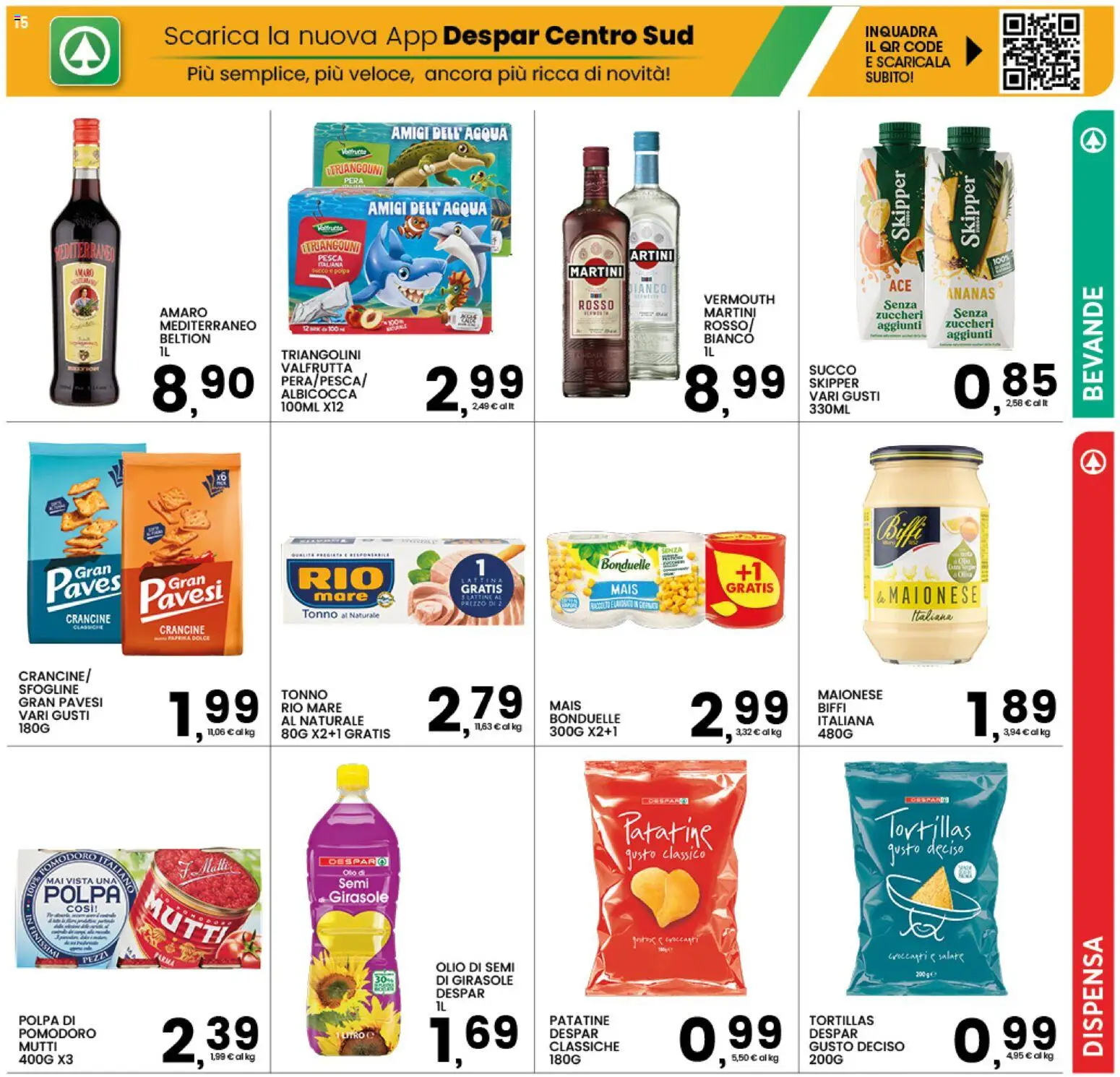 Volantino Interspar del 20/07/2026 | Pagina: 15 | Prodotti: Succo, Ananas, Tortillas, Mais