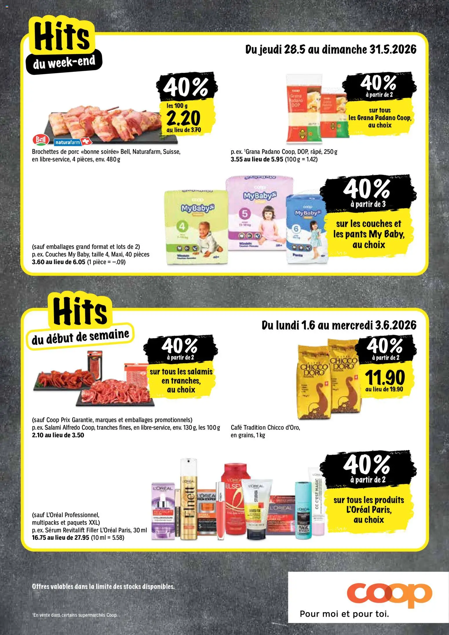 Coop aktionen FR – gültig ab 28.05.2026 | Seite: 20 | Produkte: Serum, Salami