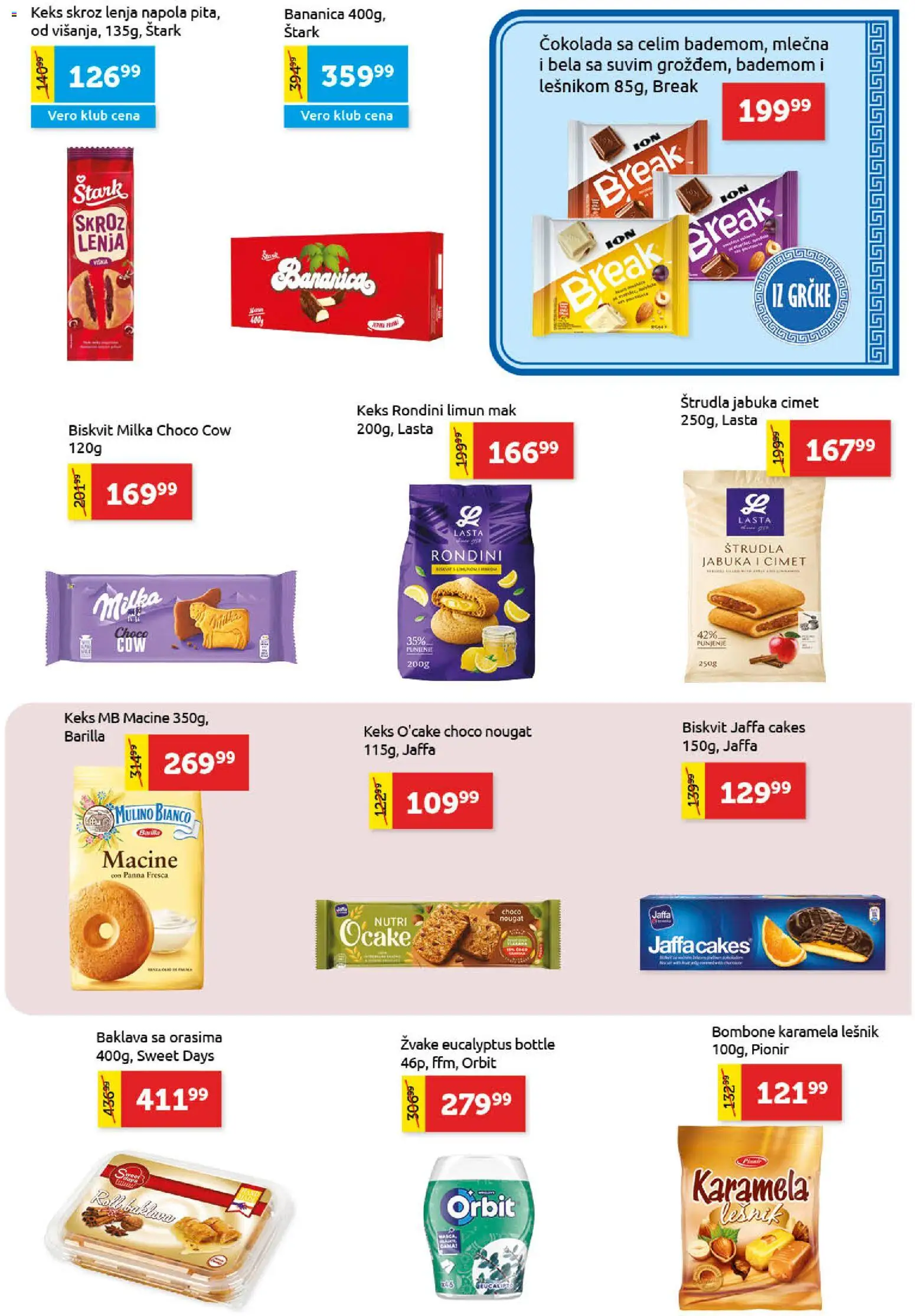 SuperVERO katalog - važi od 15.10.2026 | Strana: 17 | Proizvode: Bombone, Milka, Barilla, Baklava