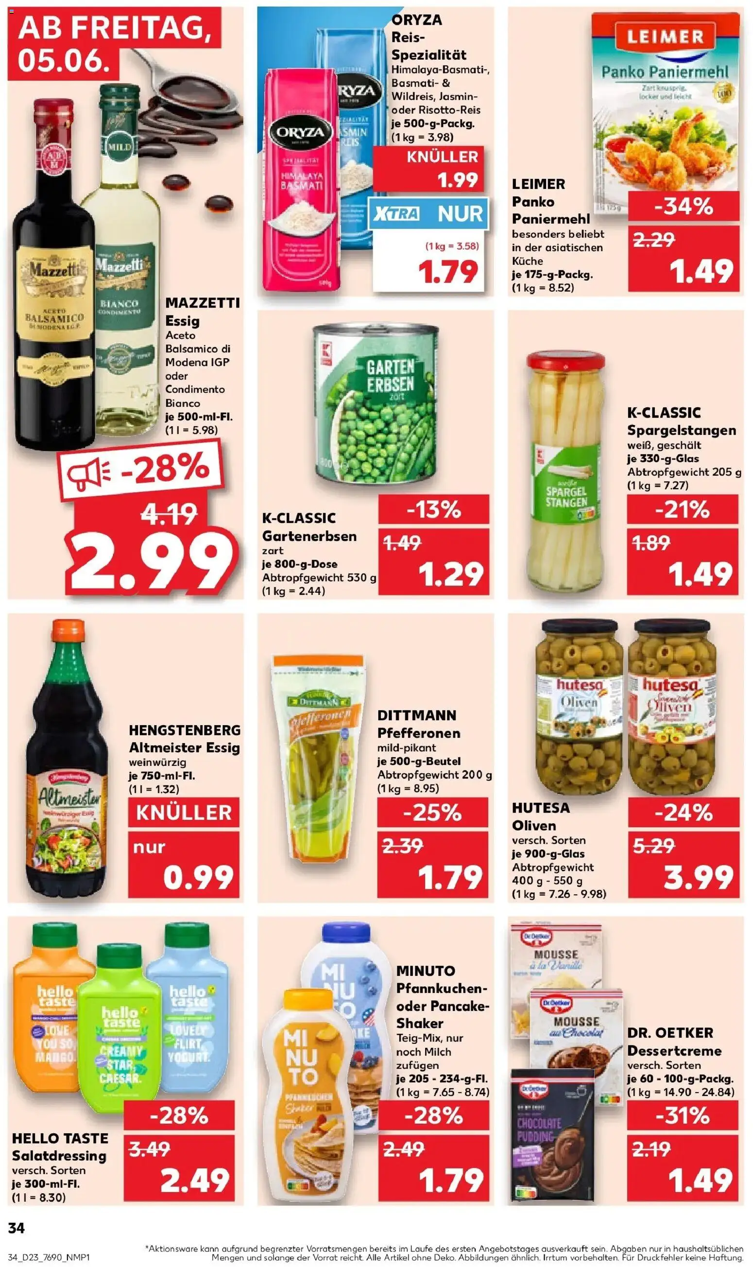 Kaufland Prospekt Backnang – gültig ab 01.06.2026 | Seite: 41 | Produkte: Milch, Pfannkuchen, Mango, Erbsen