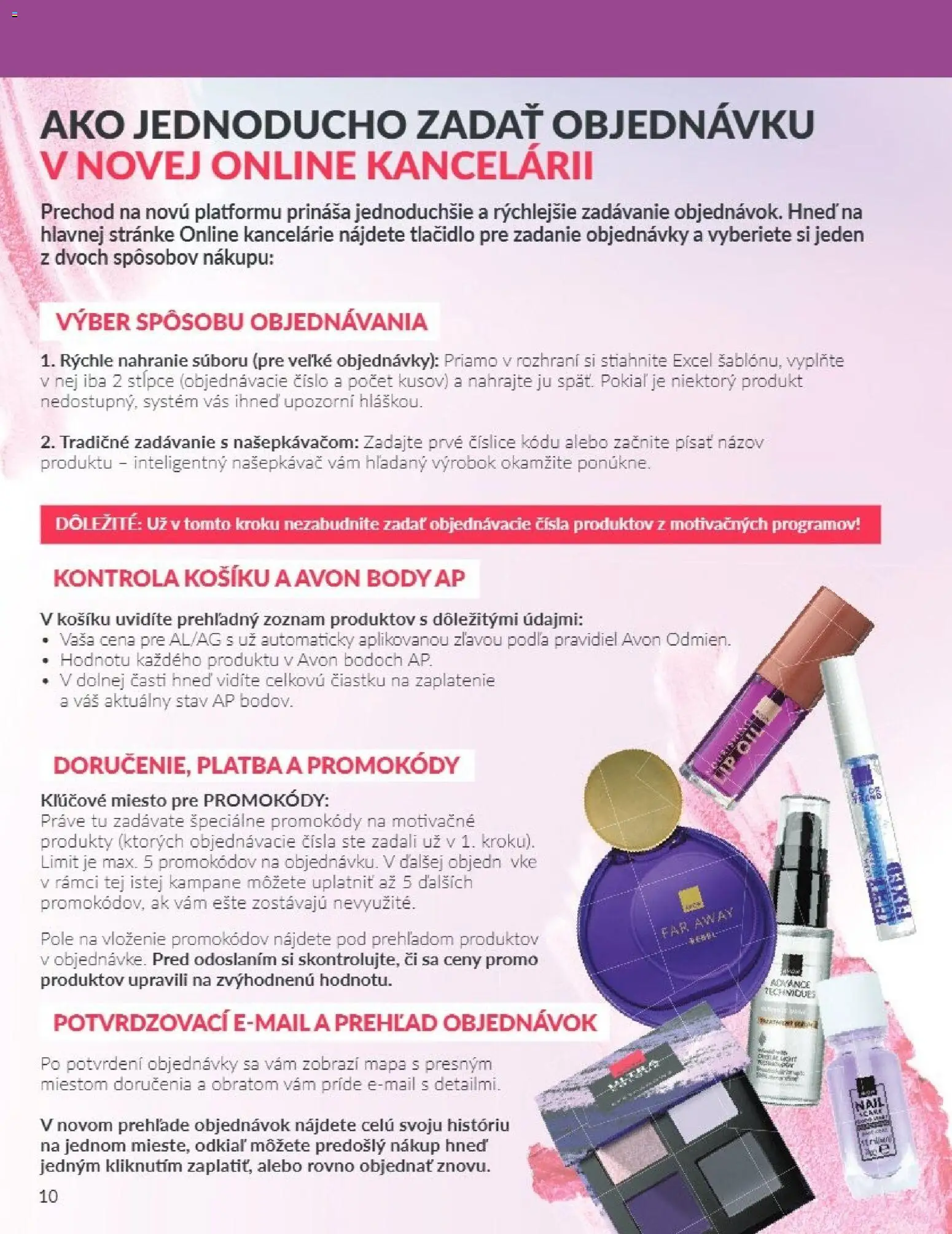 Nové Avon akcie – leták je platný od 01.08.2026 | Strana: 10