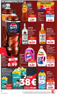 Kaufland Prospekt Stuttgart ab 01.10.2026 gültig | Seite: 22 | Produkte: Actimel, Schlagsahne, Butter, Kondensmilch