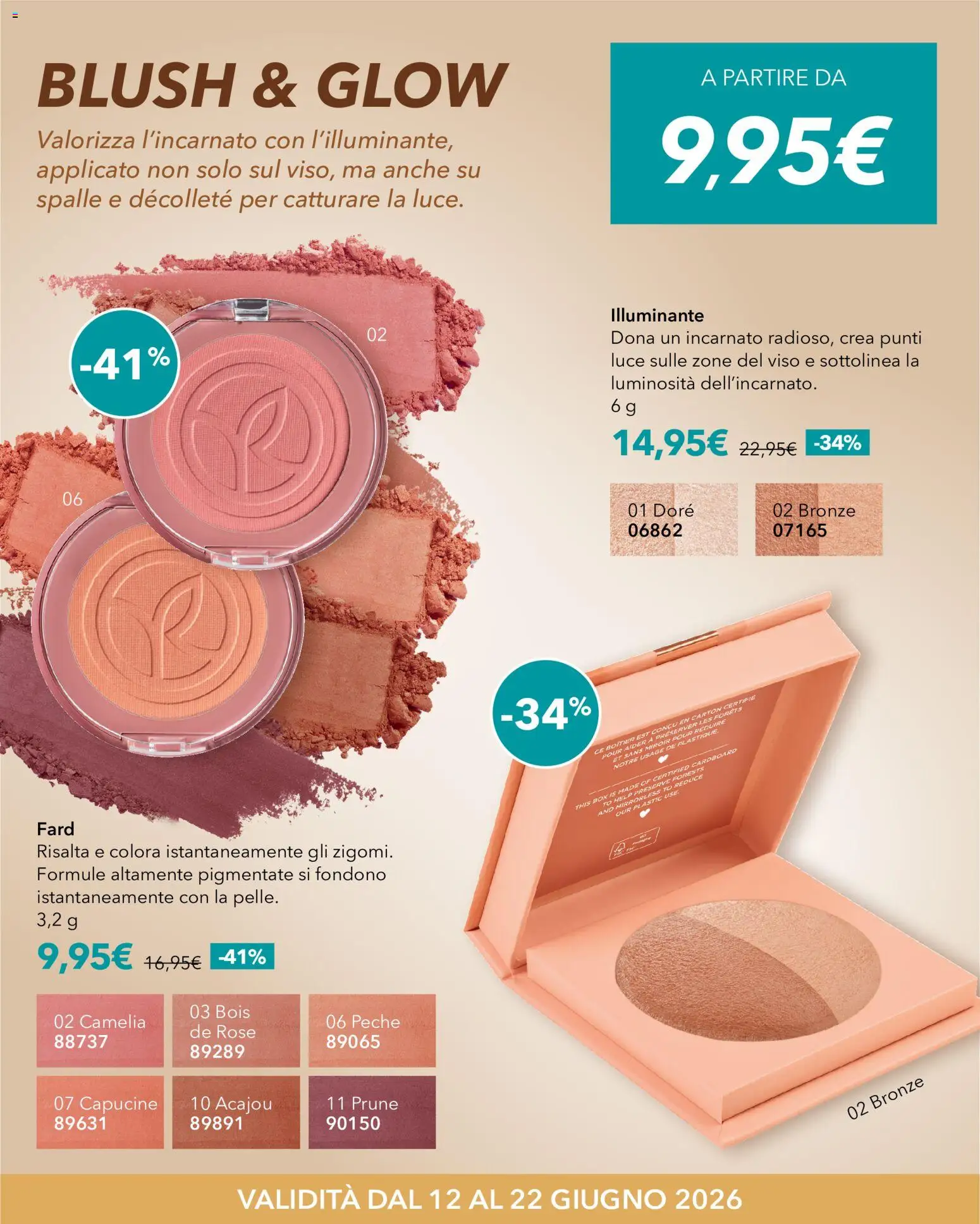 Volantino Yves Rocher del 12.06.2026 | Pagina: 5 | Prodotti: Illuminante, Blush