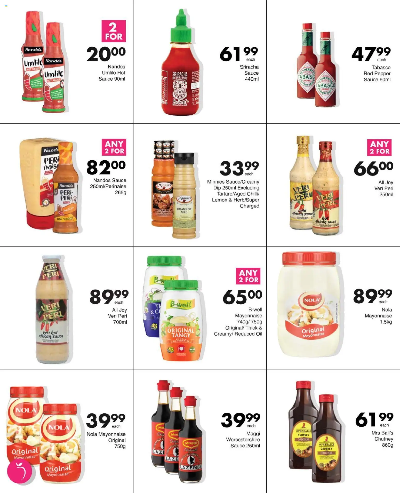 New Save catalogue – valid from 29/09/2026 | Page: 25 | Products: Chutney, Oil, Sauce, Pepper